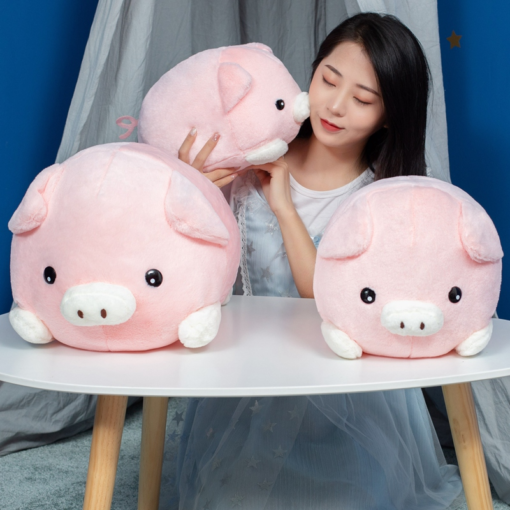 Cute and Fashionable Lying Pose Blessing Pig Plush Doll Toy Pig