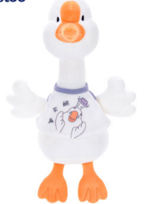 Lucky Goose Doll Big White Goose Plush Toy Spot Creative Pillow - Toys Ace
