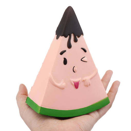 Fruit Squishy Watermelon Man 13.5CM Funny Expression Jumbo Slow Rising Rebound Toys with Packaging - Toys Ace