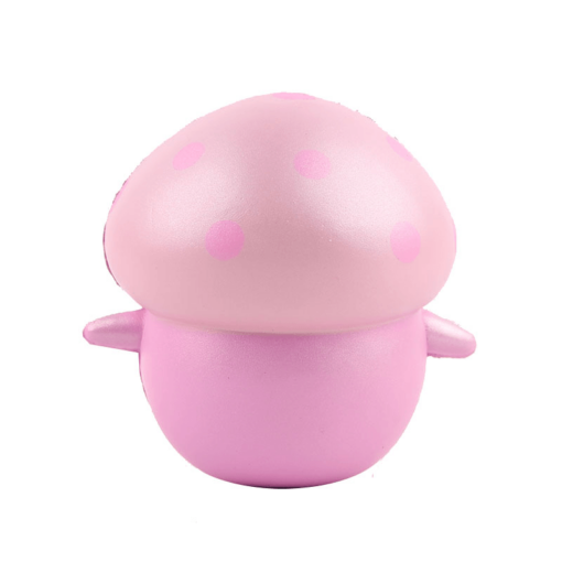 Squishy Pink Mushroom Doll 11Cm Soft Slow Rising Collection Gift Decor Toy with Packing - Toys Ace