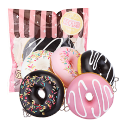 Cake Squishy Chocolate Donuts 9CM Scented Doughnuts Squeeze Jumbo Gift Collection with Packaging - Toys Ace
