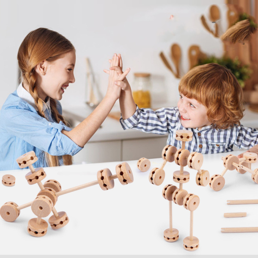 Diy Beads Tent Castle Blocks Children'S Educational Building Block Toys - Toys Ace