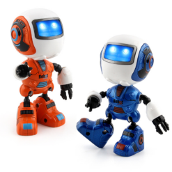 Smart Mini Alloy Robot Induction Light and Music Spaceman Toy - Toys Ace