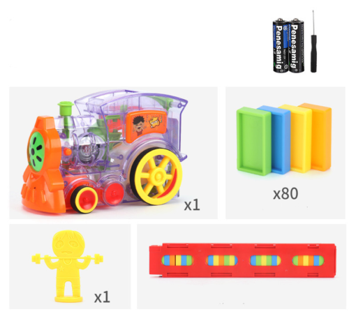 Dominoes Are Automatically Launched into the Car - Toys Ace
