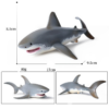 Simulation Marine Life Animal Model Megalodon Man-Eating Shark Shark Great White Shark Tiger Shark Children'S Toy Ornaments - Toys Ace