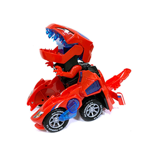 Transforming Dinosaur Led Robot Car - Toys Ace
