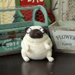 Ugly Cute, a Pug Called a Pig, Pug, Doll, Plush Toy, Parent-Child Storytelling