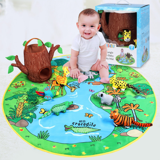 Baby Baby Play Blanket Early Education Animal Toys - Toys Ace