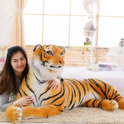 Tiger Plush Toy Doll Ragdoll Cute Simulation Large White Tiger Doll Pillow