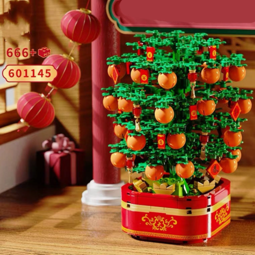 DIY Building Blocks Music Box Christmas Tree Model Desktop Decoration Ornaments Gift Box for Woman Kids Present New Year Gifts - Toys Ace
