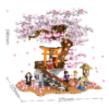 Sakura Street View Model Puzzle Assembled Building Block Toys - Toys Ace