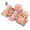 Cross-Border Factory Direct Selling 3D Wooden Three-Dimensional DIY Children'S Puzzle Afang Palace - Toys Ace