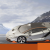 Lamborghini Alloy Sports Car Door Model - Toys Ace