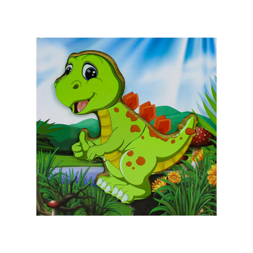 Animal Cognition Dinosaur Puzzle Wooden Toy - Toys Ace
