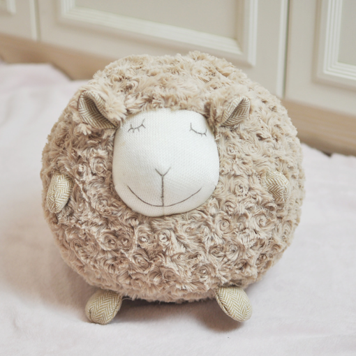 Lamb Doll Pillow Cute round Ball Sheep Pillow - Toys Ace