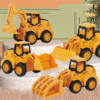 Pressing Engineering Vehicle Inertial Sliding Simulation Model Excavator - Toys Ace