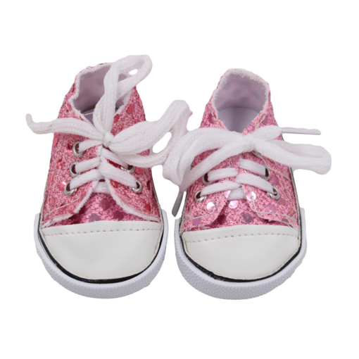 Doll Shoes Cross-Border Hot Sale 18-Inch American Girl 7Cm Canvas Shoes American Gir Shoes