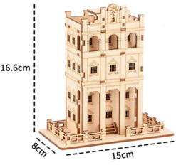 Wooden 3D Three-Dimensional Intelligence Interactive Puzzle Model Toy - Toys Ace