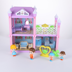 Children'S Villa House Building Blocks Assembled House Children'S Toys Play House Gorgeous Villa Princess House