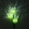 Dark Khaki Dandelion LED Optical Fiber Solar Power Outdoor Light Lamp