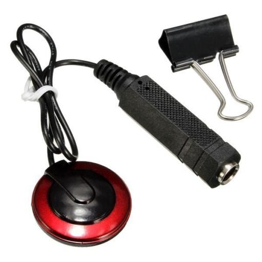 Piezo Contact Microphone Pickup with Clamp Strap For Guitar Violin Ukulele Banjo