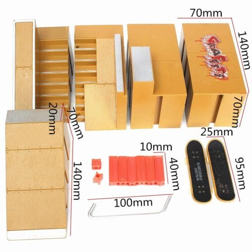 Skate Park Ramp Parts for Tech Deck Finger Board Finger Board Ultimate Parks 91C