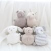 Knitted wool animal doll - Toys Ace