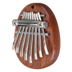 Saddle Brown 8 Keys Thumb Finger Piano Kalimba  Kid Beginner Practical Wood Muscial Instrument