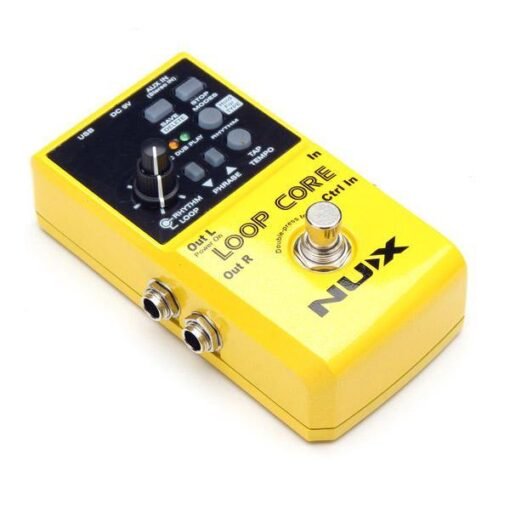 NUX Loop Core Looper Guitar Effects Pedal 6 Hours Recording Time 99 User Memories Drum Patterns TAP Tempo