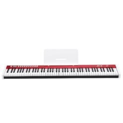 Maroon BORA BX2 88 Keys Velocitys-Sensitive Keyboard LED Lighting Keys Electronic Piano (Red)