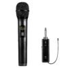Black Gitafish K380J Professional Microphone UHF Wireless Lightweight with Receptor Various Frequency 10 Channel