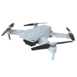 Gray KFPLANE KF609 TENG Mini With Dual Cameras Optical Flow Positioning Gesture Recoding Aerial Folding RC Quadcopter RTF