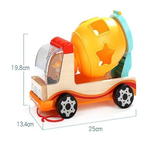 TopBright-120308 Blocks Truck Modeling Shape Cognitive Mixer Toys