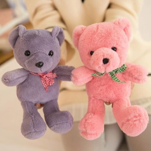 Light Coral Colorful bear plush toy bear doll doll machine Tactic catch children throwing wedding gift wholesale company
