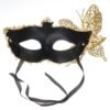 Dark Slate Gray Halloween Costumes Butterfly Gold Mask Masquerade Party DIY Drawing