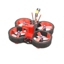Orange Red HGLRC Veyron 3 136mm F4 ZEUS 35A ESC 3 Inch 4S / 6S Cinewhoop FPV Racing Drone PNP BNF w/ Caddx Ratel 1200TVL Camera
