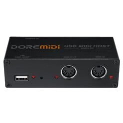 Dark Slate Gray DOREMiDi High-Speed USB MIDI Host Box MIDI Host USB to MIDI Converter