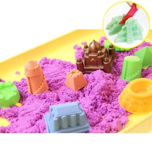 Orchid DIY Magic Colorful  Motion Play Sand Toy Handmade Clay Dynamic Gift Amazing Indoor Magic Toys