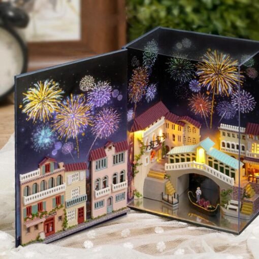 CUTE ROOM Watertown Journal Theme DIY Assembled Doll House for Children Toys - Toys Ace