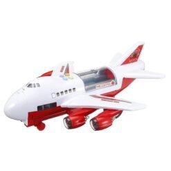Firebrick Children's Large Inertial Airplane Toys Early Education Sound Light Story Airplane Set