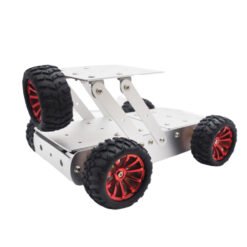 Lavender DIY Aluminous Smart RC Robot Car Chassis Base With Motor For Assembled Jeep Car Models