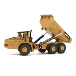 Dark Khaki HUINA 7713-1 1/50 Scale Alloy Hydraulic Dump Truck Diecast Model Engineering Digging Toys