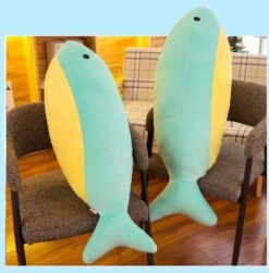 Whale Stuffed Kids Stuff Toys For Children Hot Animal Plush Animals Stitch Fish Toy 70cm Ty Birthday Baby Knuffel Compleanno (70cm) - Toys Ace