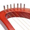 Walter WH-05 7-String Mahogany Wood Iyre Harp With Bag Tunning Tool 