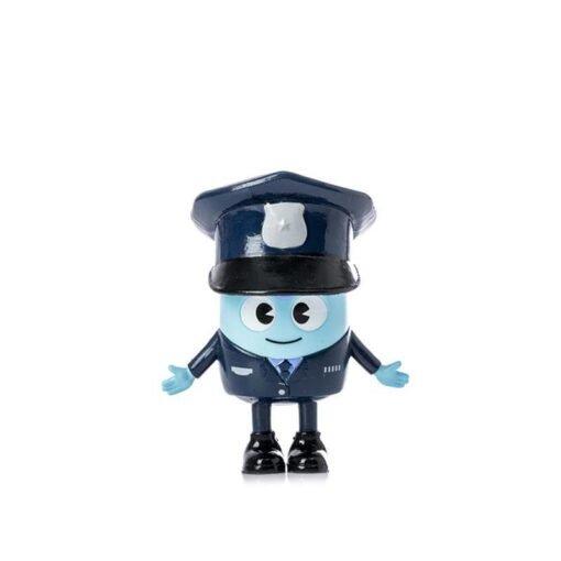Jordan&Judy HO094 65*52*80mm Policemen Doll Cute Cartoon Action Figure Gift Display - Toys Ace
