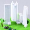 Lavender DIY Sand Table Building Model Material Simulation Office Building Micro Landscape Model Building