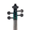 Dark Slate Gray NAOMI 1/8 blue Black Gradient Solid Wood Violin with Violin Bag