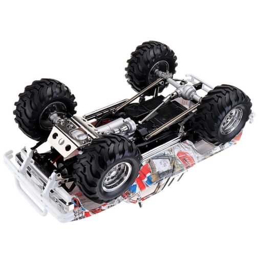 Black HG P407 with 2 Shells 1/10 2.4G 4WD RC Car for TOYATO Metal 4X4 Pickup Truck RTR Vehicle Model