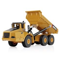 Dark Goldenrod HUINA 7713-1 1/50 Scale Alloy Hydraulic Dump Truck Diecast Model Engineering Digging Toys