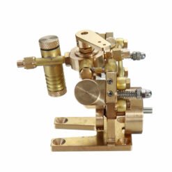 Dim Gray Microcosm Micro Scale M2B Twin Cylinder Marine Steam Engine Model Stirling Engine Gift Collection